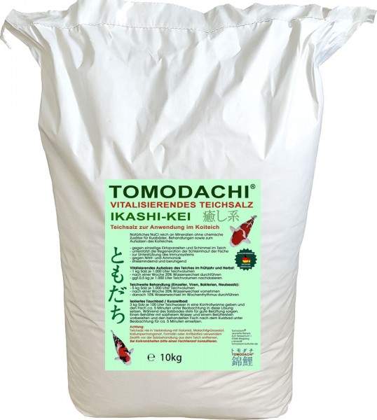 Teichsalz Koiteich vitalisierend belebend Parasiten Nitrit Ammoniak Teichbehandlung Kurzbad 10kg