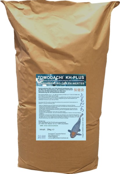 Tomodachi KH-Plus für eine stabile Carbonathärte und PH Pufferung 25kg Sack