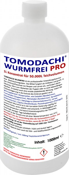 Wurmmittel Hautwurm Kiemenwurm Karpfenlaus Wurmfrei 50m³ Teichvolumen
