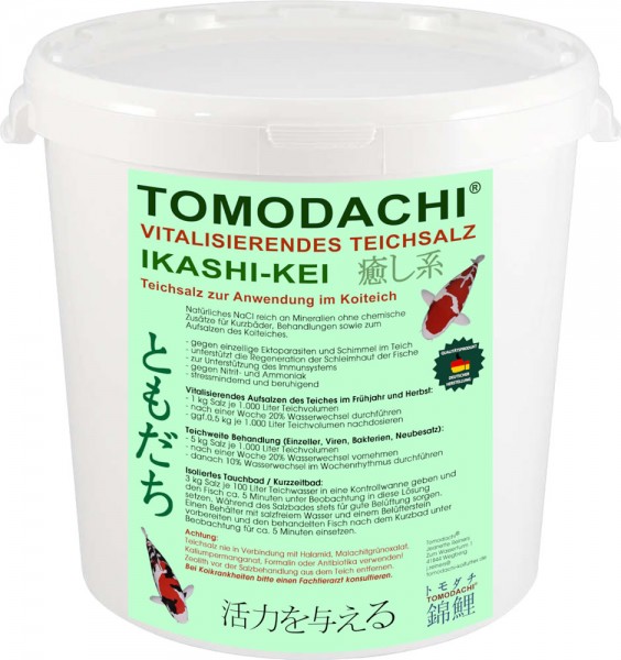 Teichsalz Koiteich, vitalisierend und belebend zur Teichbehandlung oder für ein Kurzbad, 5kg