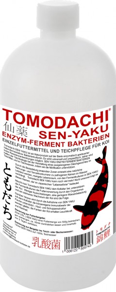 Tomodachi SEN-YAKU Milchsäurebakterien, für Koiteich und Koifutter 1L Flasche