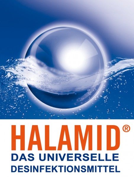 Halamid/ Chloramin-T gegen Bakterien, Viren, Pilze und Giardien, 1kg Eimer